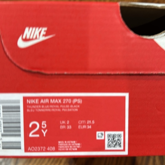 Nike Air Max 270 thunder Blue and black Sneakers - Picture 4 of 4